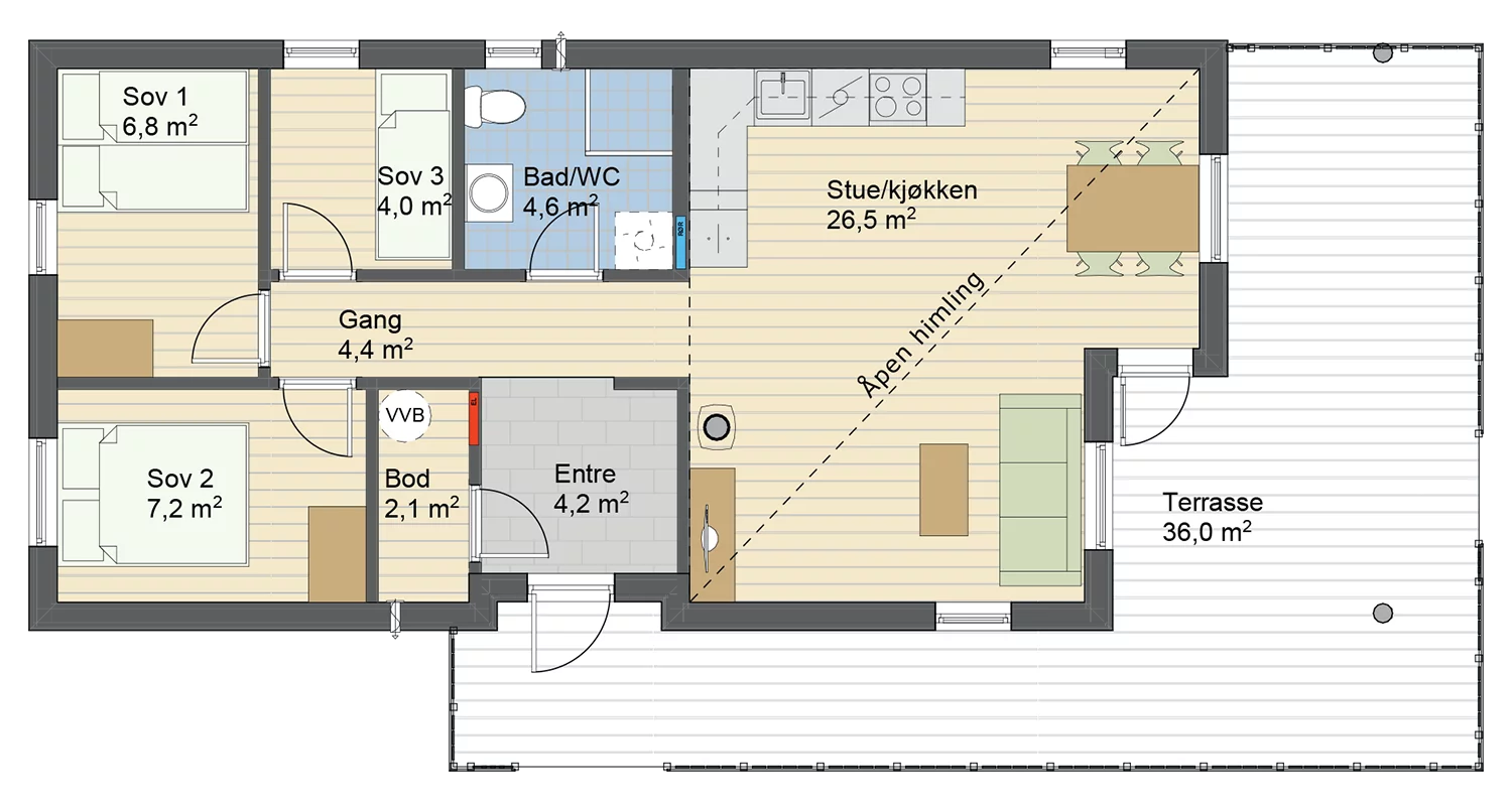 Fjellstø sport tradisjon grunnplan